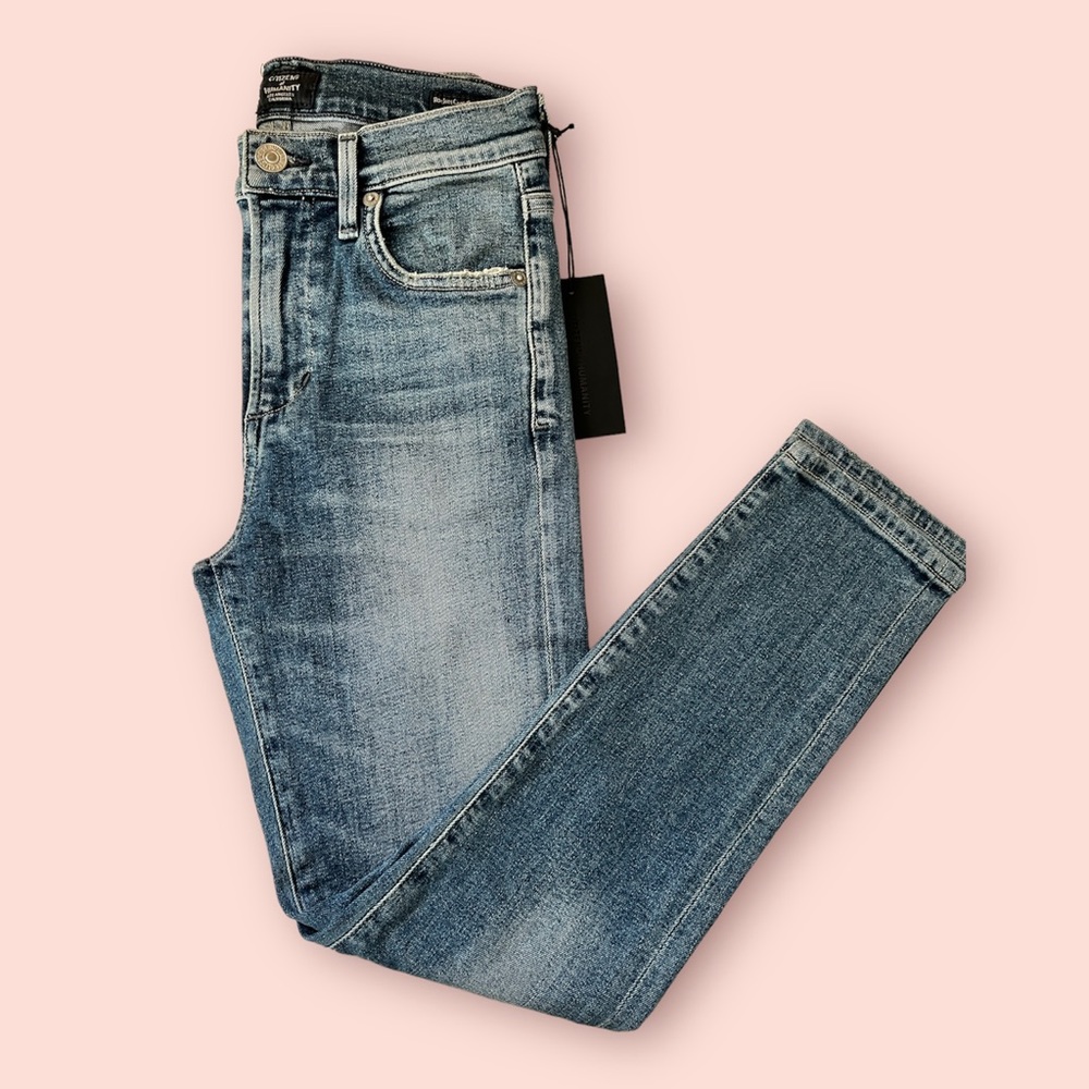 Citizens of Humanity Rocket Crop Petite High Rise Skinny in Orbit
